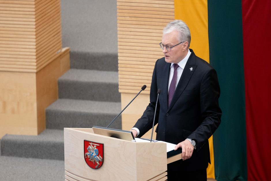 Prezidento G. Nausėdos metinis pranešimas (2024 m.)