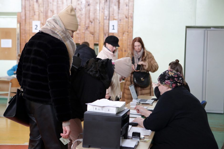 Rinkimai Klaipėdoje: dėl neblaivaus rinkėjo kviesta policija, didesnių incidentų nefiksuota