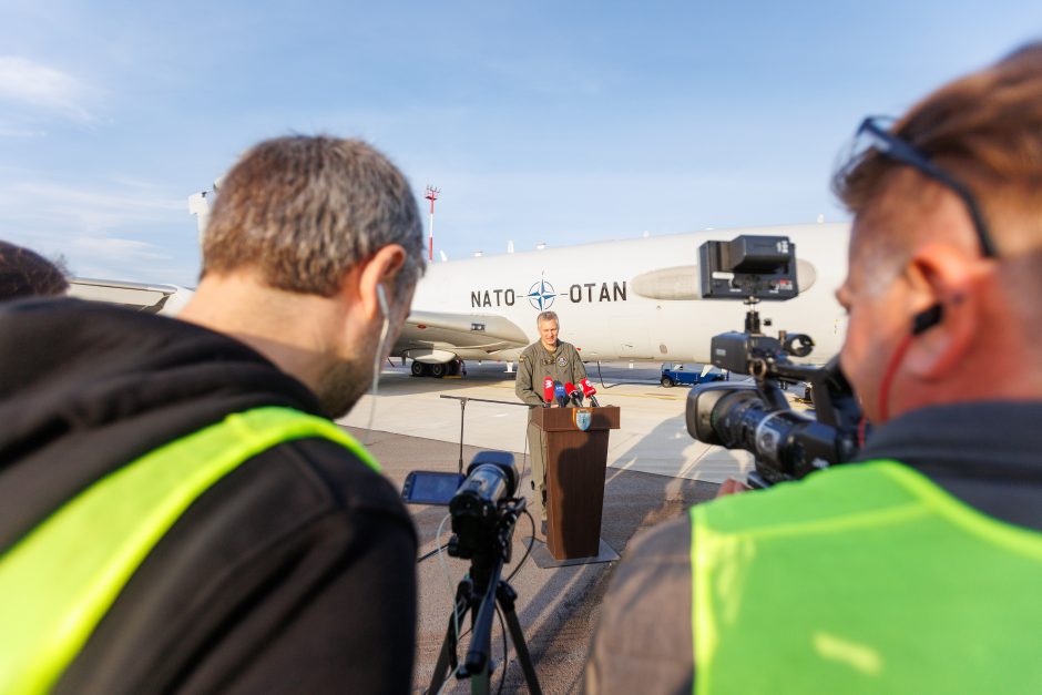 Šiauliuose dislokuoti NATO žvalgybiniai orlaiviai: matome, ką veikia agresyvus kaimynas