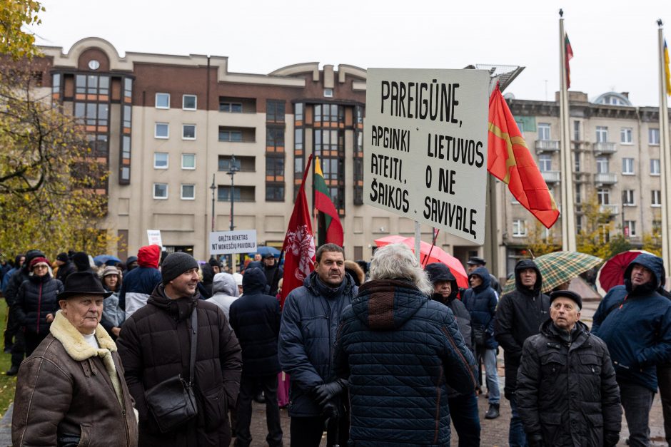 Protestas dėl NT mokesčio: jeigu matysiu, kad iš manęs atima namus, aš juos sudeginsiu