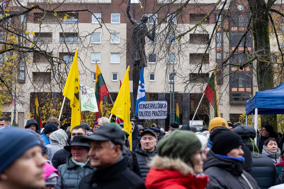 Protestas dėl NT mokesčio: jeigu matysiu, kad iš manęs atima namus, aš juos sudeginsiu