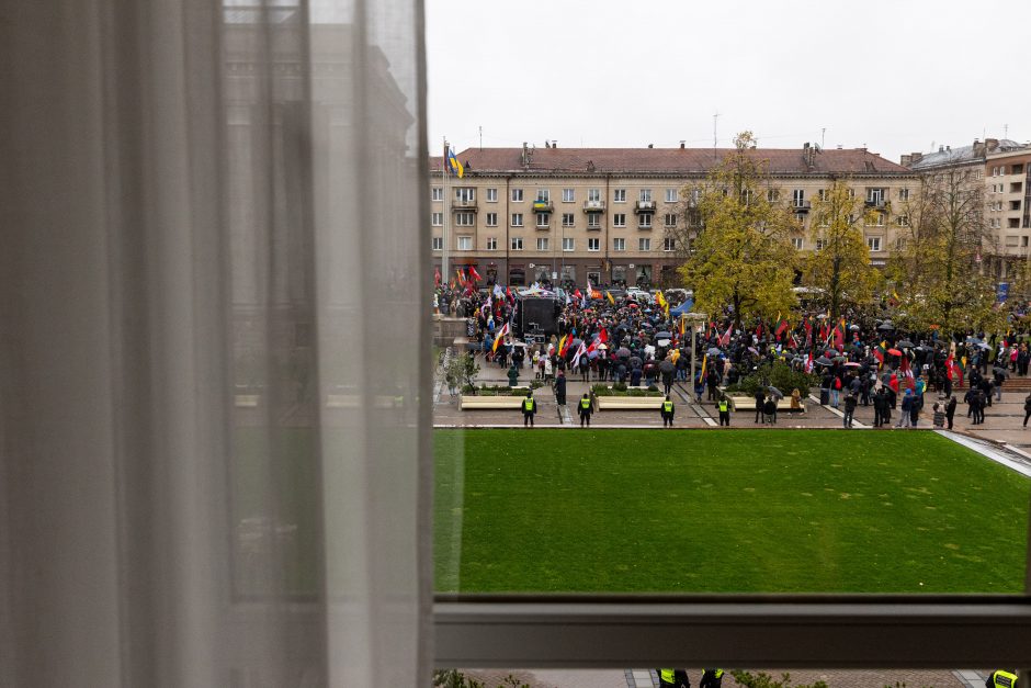 Protestas dėl NT mokesčio: jeigu matysiu, kad iš manęs atima namus, aš juos sudeginsiu