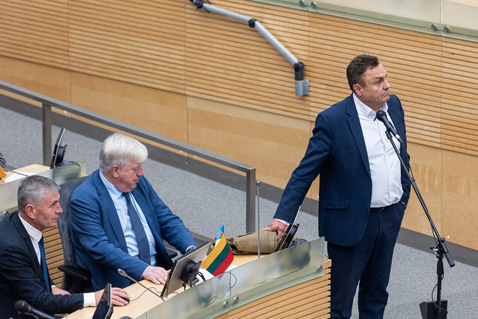 Seimas sudarė komisiją dėl imuniteto panaikinimo P. Gražuliui, dalis opozicijos nedalyvaus