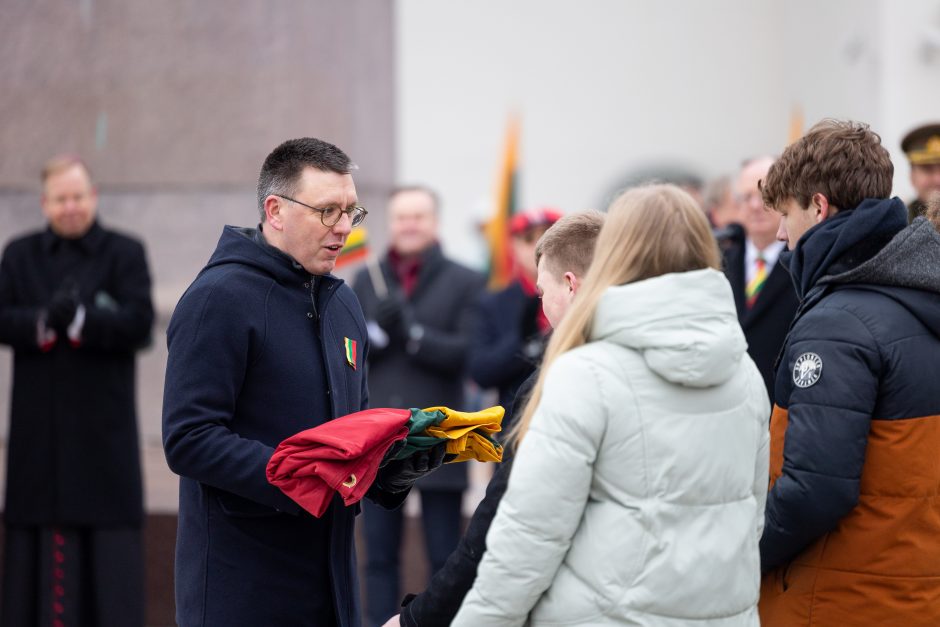 Ž. Tomkus: būtina nuo vaikystės kiekvieno piliečio gyvenime įprasminti valstybės simbolius