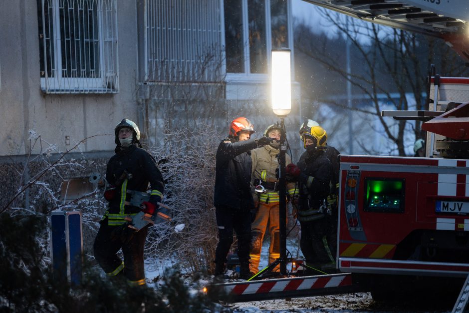 Po kritikos dėl daugiabutyje žuvusio vaiko: norėčiau, kad ugniagesius aplenktų nepelnyti priekaištai