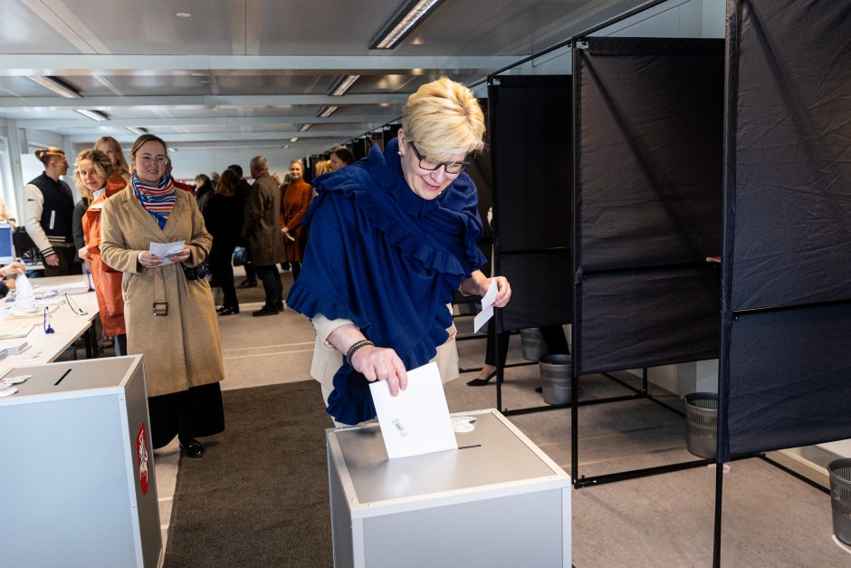 Baigiasi išankstinis balsavimas prezidento rinkimuose ir referendume