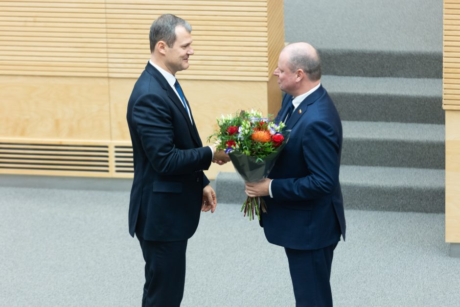 Seimas pritarė G. Palucko kandidatūrai į premjero postą