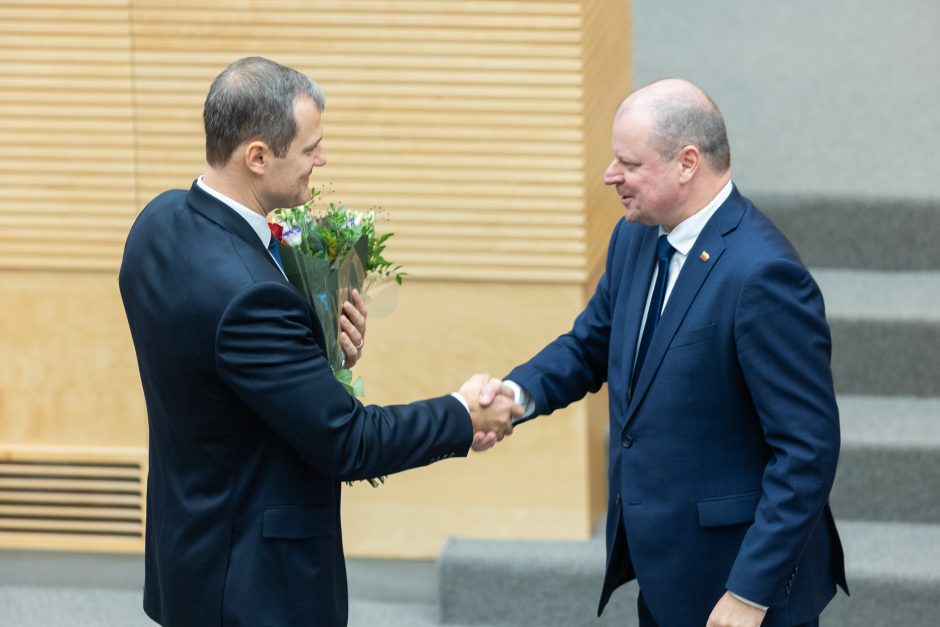 Seimas pritarė G. Palucko kandidatūrai į premjero postą