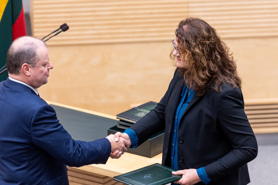 Blinkevičiūtė sveikina naująjį Ministrų kabinetą: ši Vyriausybė tą tikrai gali padaryti