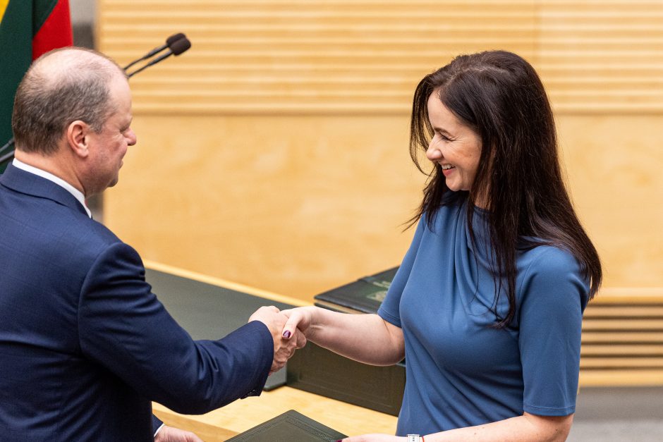 Blinkevičiūtė sveikina naująjį Ministrų kabinetą: ši Vyriausybė tą tikrai gali padaryti