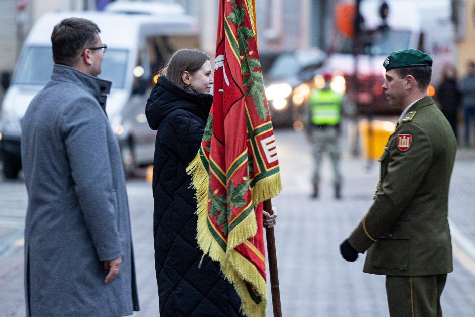 Iškilminga ceremonija: Kasčiūnas Šakalienei perleido vadovavimą KAM