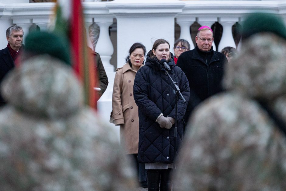 Iškilminga ceremonija: Kasčiūnas Šakalienei perleido vadovavimą KAM