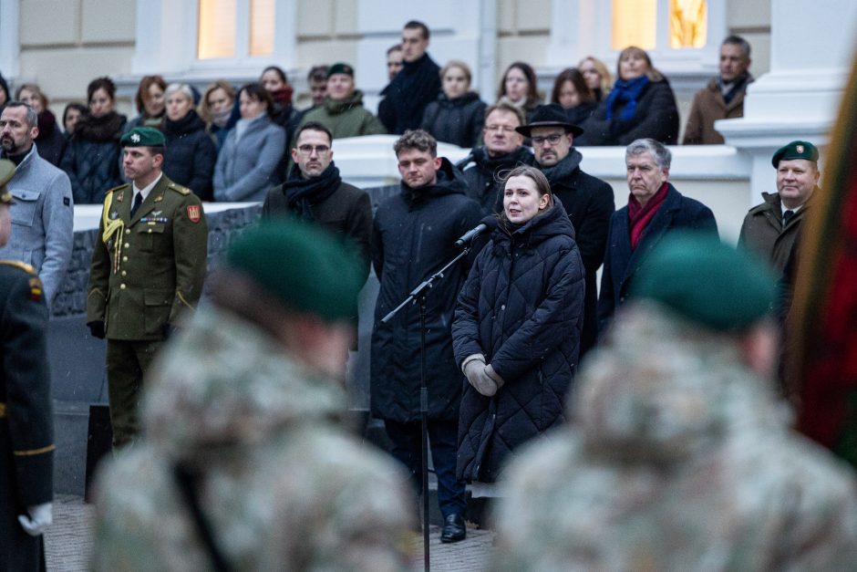 Iškilminga ceremonija: Kasčiūnas Šakalienei perleido vadovavimą KAM