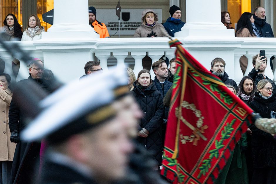 Iškilminga ceremonija: Kasčiūnas Šakalienei perleido vadovavimą KAM