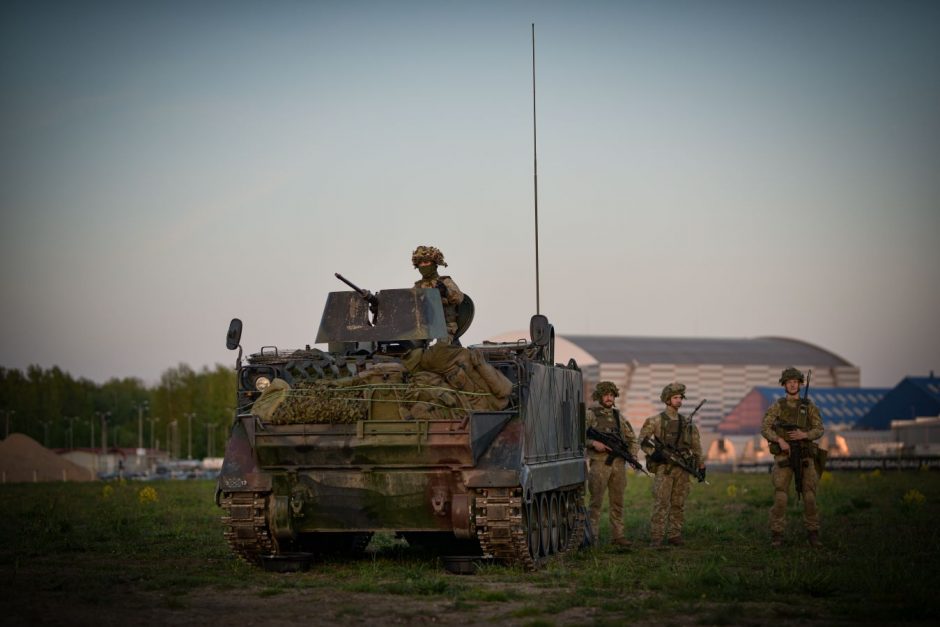 Pratybų „Perkūno griausmas“ metu Kaune ir Klaipėdoje įsteigtos karinių operacijų teritorijos