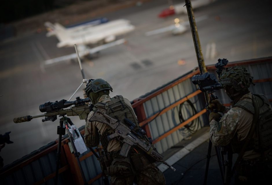 Pratybų „Perkūno griausmas“ metu Kaune ir Klaipėdoje įsteigtos karinių operacijų teritorijos