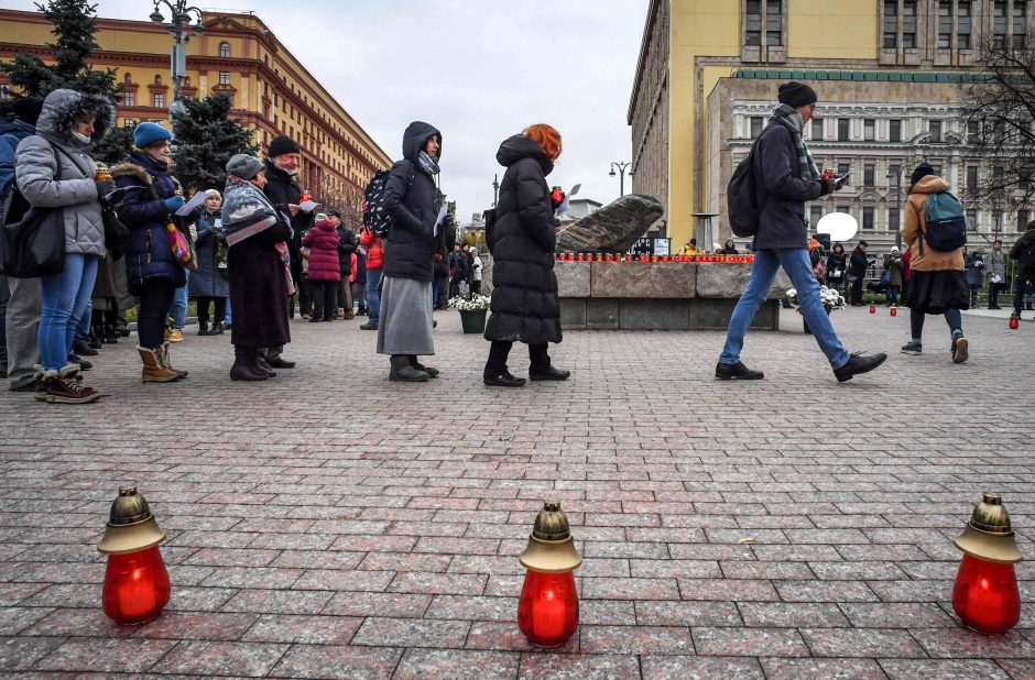 Rusija pagerbė Stalino teroro aukas