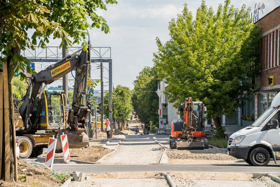 Darbai Savanorių prospekte: ar bus ribojamas eismas?