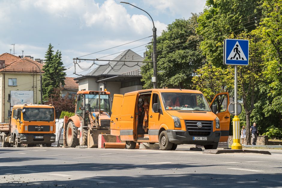 Darbai Savanorių prospekte: ar bus ribojamas eismas?