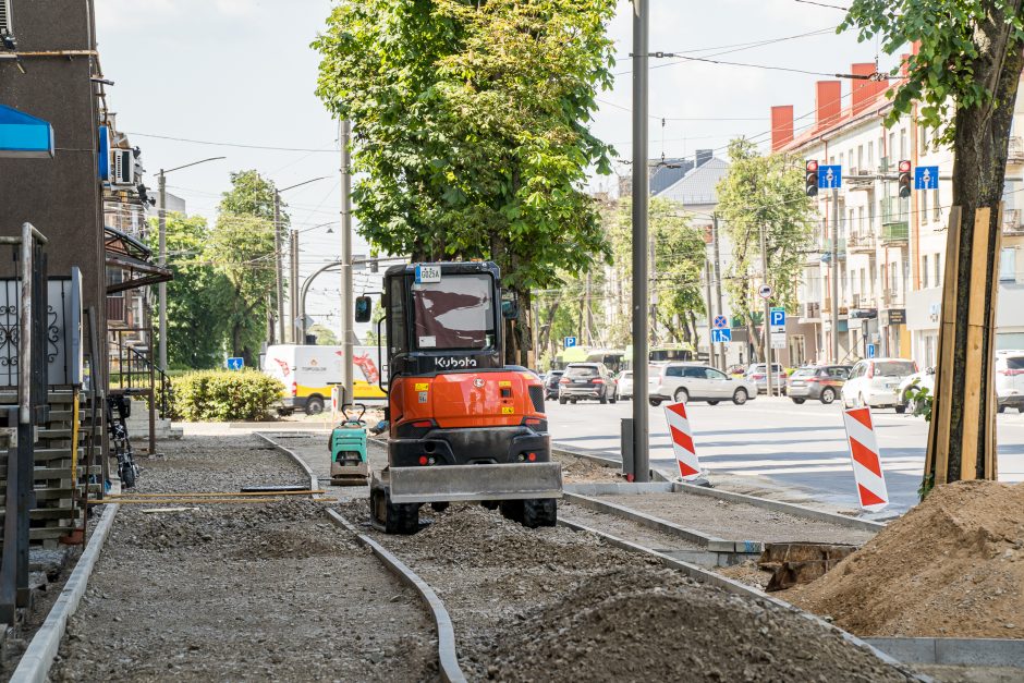 Darbai Savanorių prospekte: ar bus ribojamas eismas?