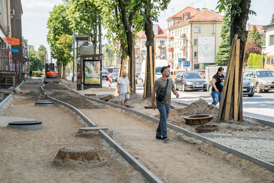 Darbai Savanorių prospekte: ar bus ribojamas eismas?