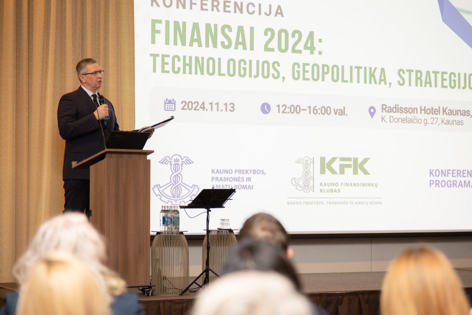 KPPAR konferencijoje „Finansai 2024“ – žvilgsnis į geopolitiką ir strategijas