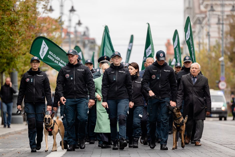 Policijos bendruomenės eitynės Vilniuje