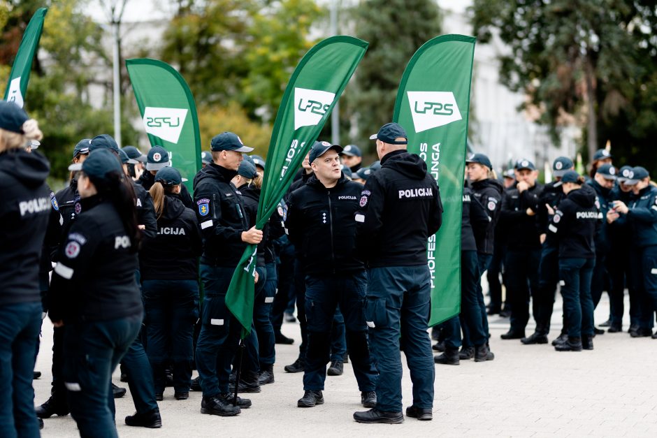 Policijos bendruomenės eitynės Vilniuje