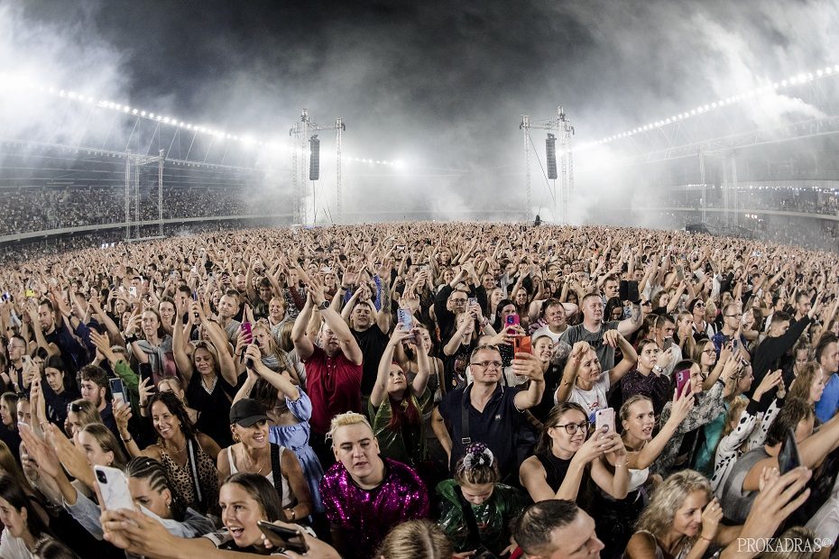 E. Dragūnas po grandiozinio SEL šou: stadionas grąžintas sutvarkytas, sienos nuplautos