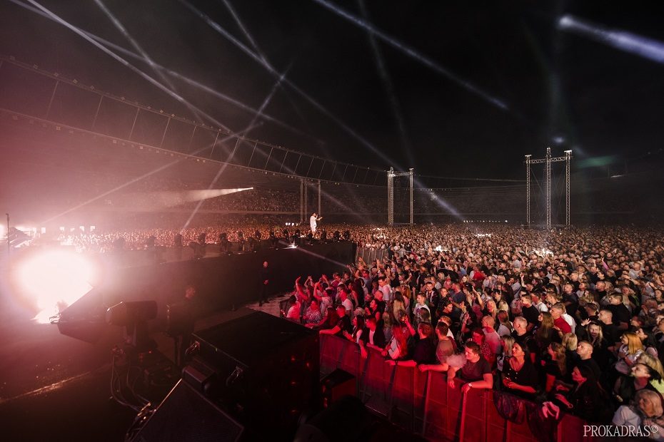 E. Dragūnas po grandiozinio SEL šou: stadionas grąžintas sutvarkytas, sienos nuplautos