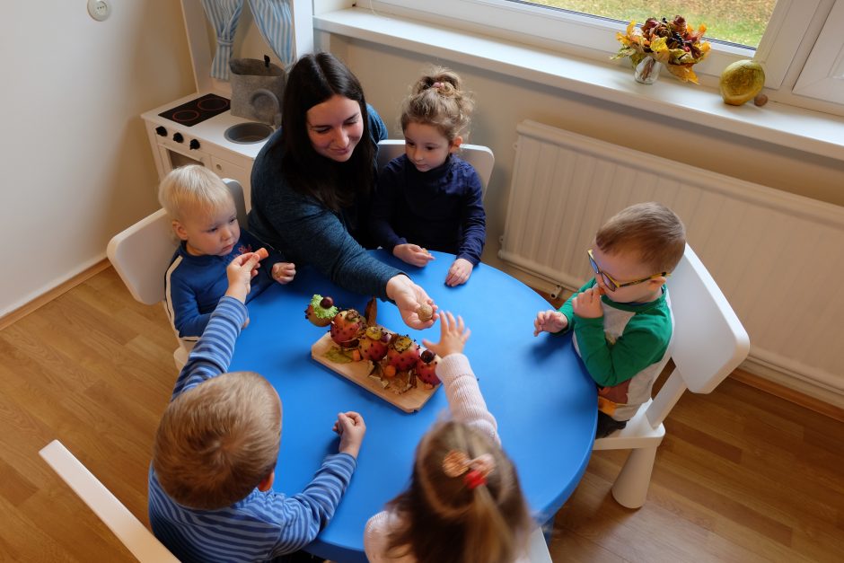 Šeimos darželis išpildė svajonę dirbti su ikimokyklinukais