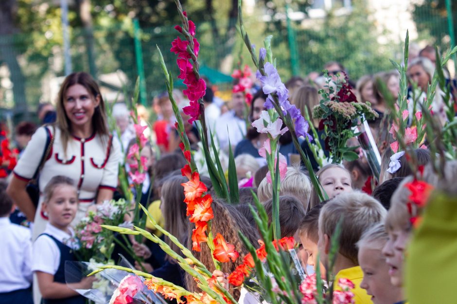 Progimnazijoje Vilniuje apsilankęs G. Nausėda: mokykla man – šventa vieta