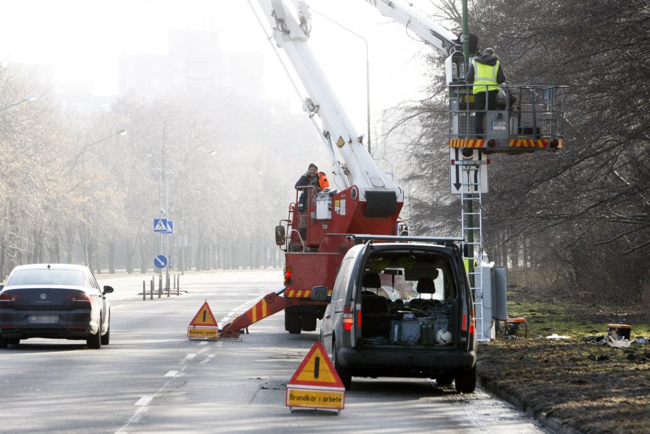 Greičio matuoklį perkėlė Vasaros estrados link