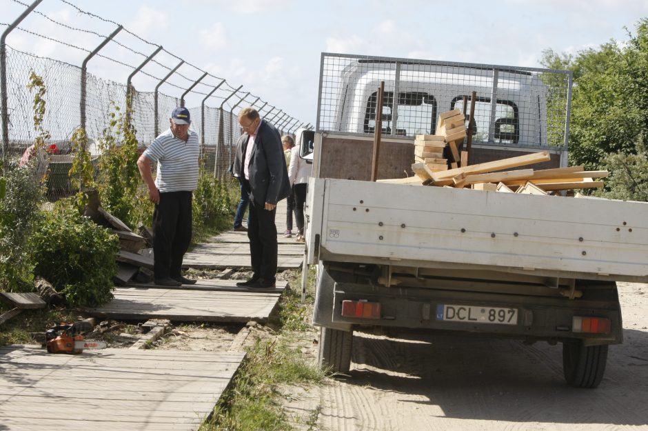 Puikios žinios: prie molo ves naujas takas