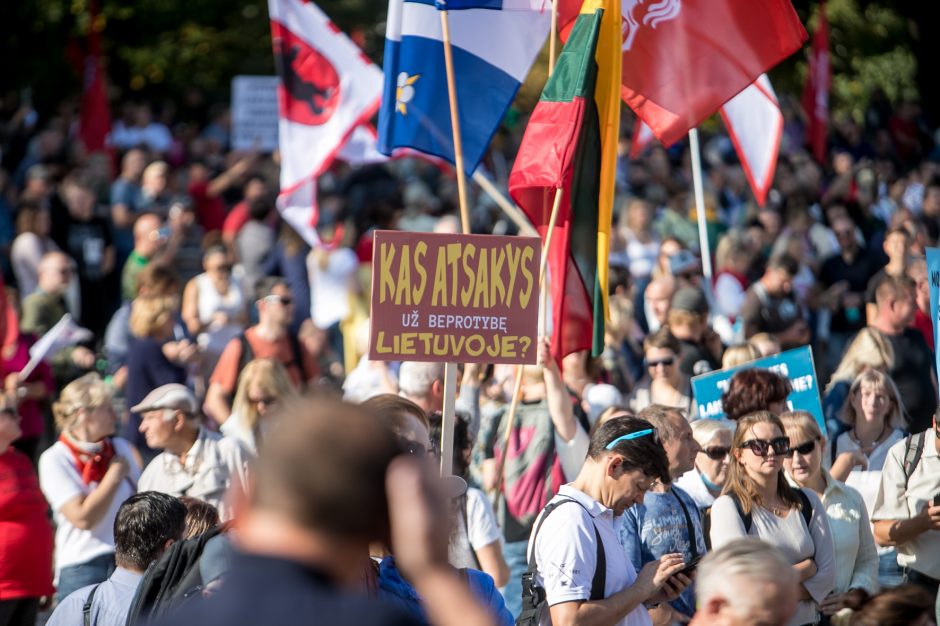 Sociologė R. Žiliukaitė: protestas turės įtakos rinkimams