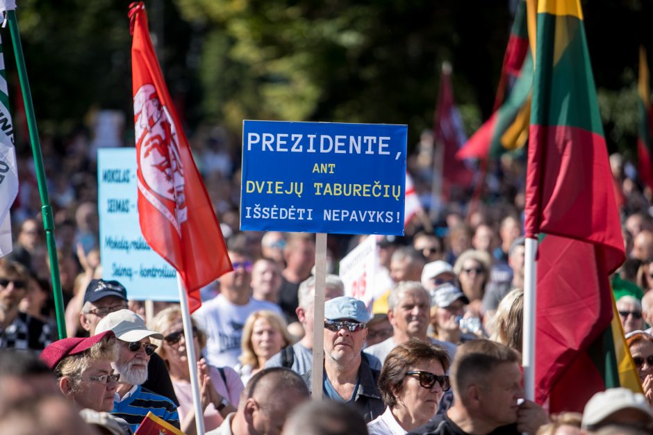 Sociologė R. Žiliukaitė: protestas turės įtakos rinkimams