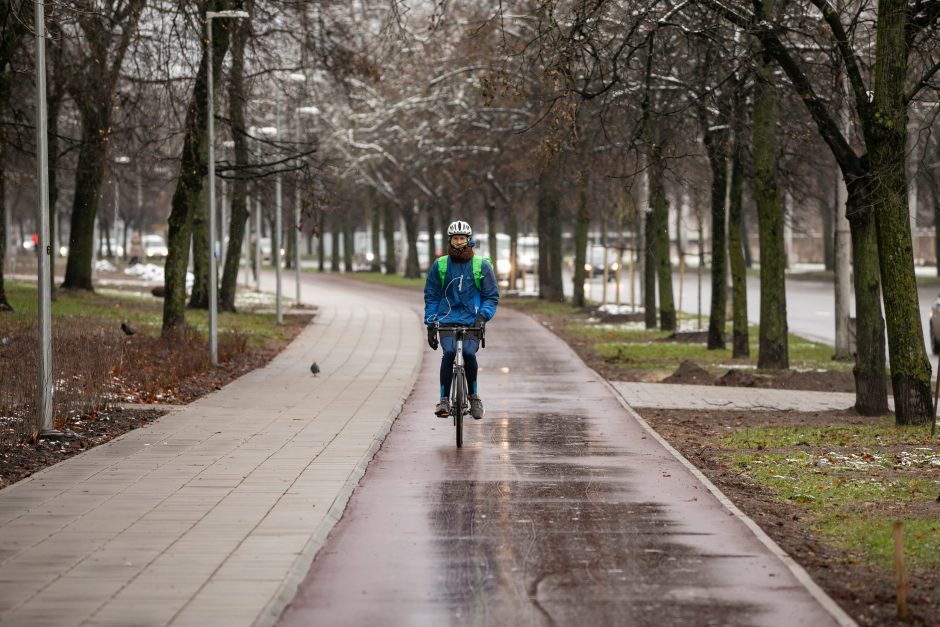 Vilniaus stoties teritorijoje – nauji dviračių takai: tinklas sujungs keturis sostinės rajonus