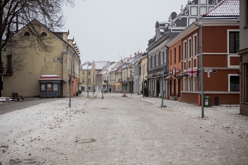 Vilniaus gatvės rekonstrukcija pasiekė pusiaukelę 