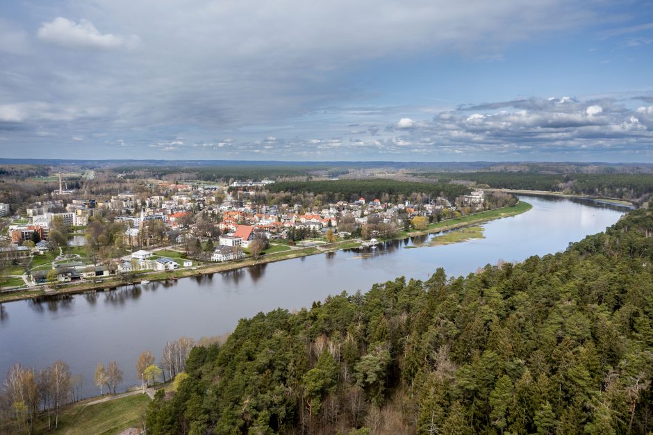 Birštone ruošiamasi statyti pėsčiųjų ir dviračių tiltą per Nemuną