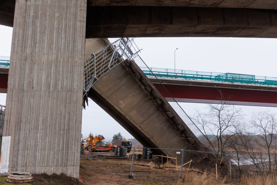 Kleboniškio tilto griūtis: naujausia informacija apie planuojamus darbus, eismo ribojimą