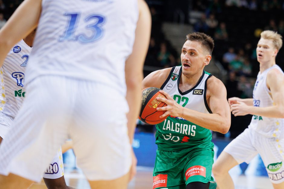 Ilgą laiką atsilikinėjęs „Žalgiris“ išvengė pasvaliečių niukso