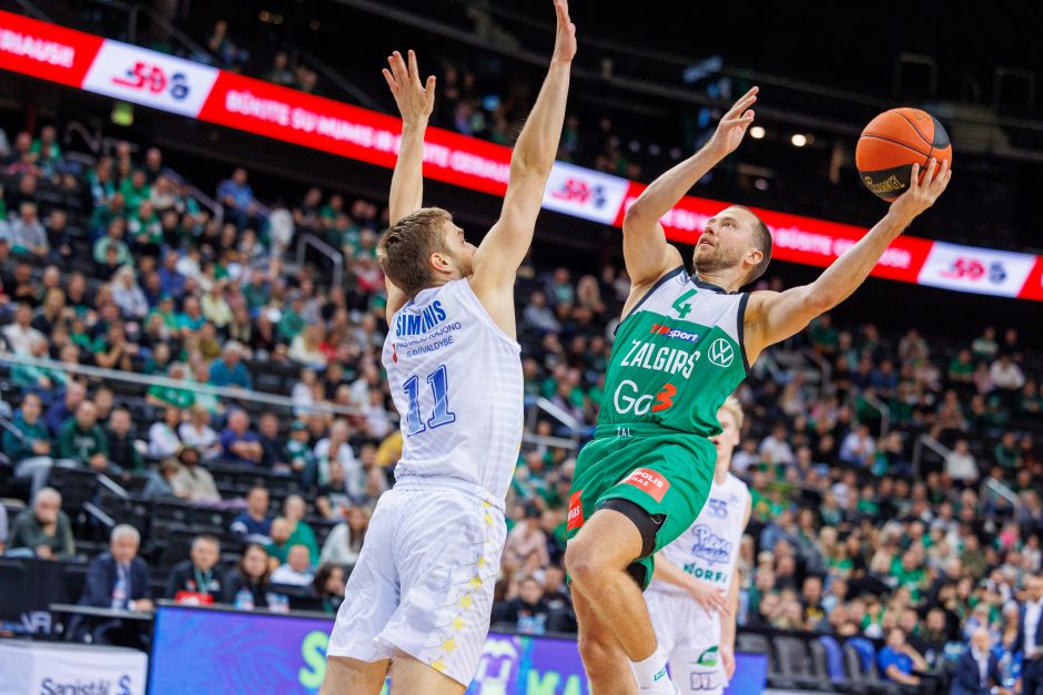 Ilgą laiką atsilikinėjęs „Žalgiris“ išvengė pasvaliečių niukso