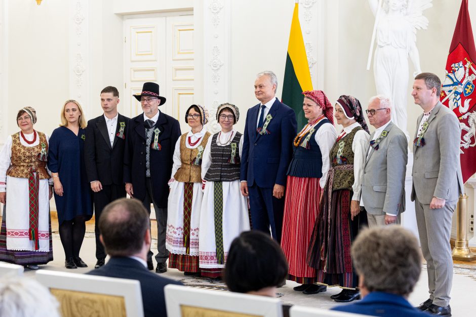 Dainų šventės „Kad giria žaliuotų“ kūrėjų pagerbimo ceremonija