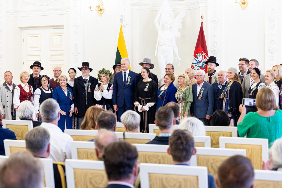 Dainų šventės „Kad giria žaliuotų“ kūrėjų pagerbimo ceremonija