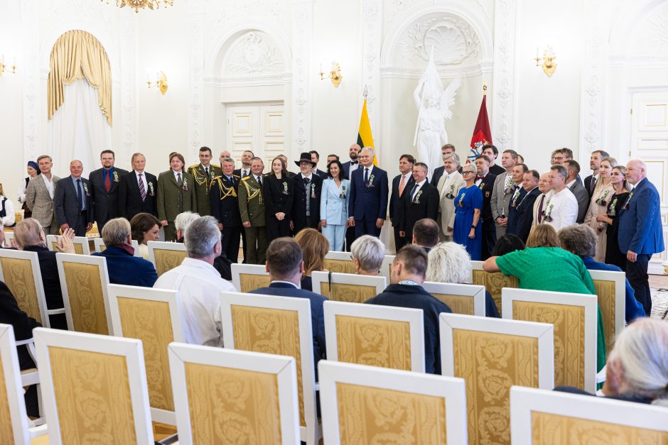 Dainų šventės „Kad giria žaliuotų“ kūrėjų pagerbimo ceremonija