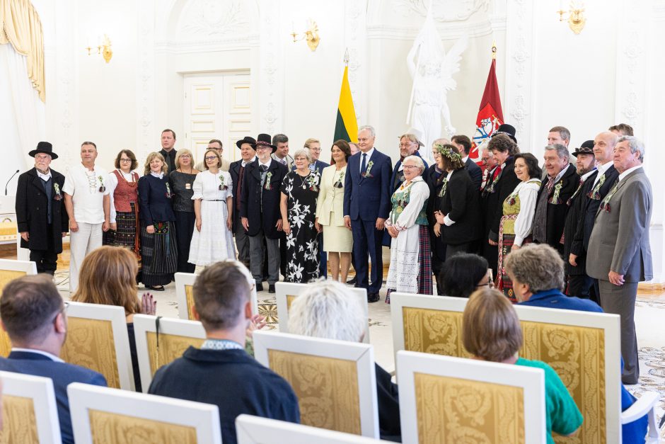 Dainų šventės „Kad giria žaliuotų“ kūrėjų pagerbimo ceremonija