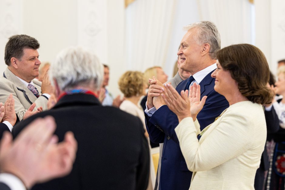 Dainų šventės „Kad giria žaliuotų“ kūrėjų pagerbimo ceremonija