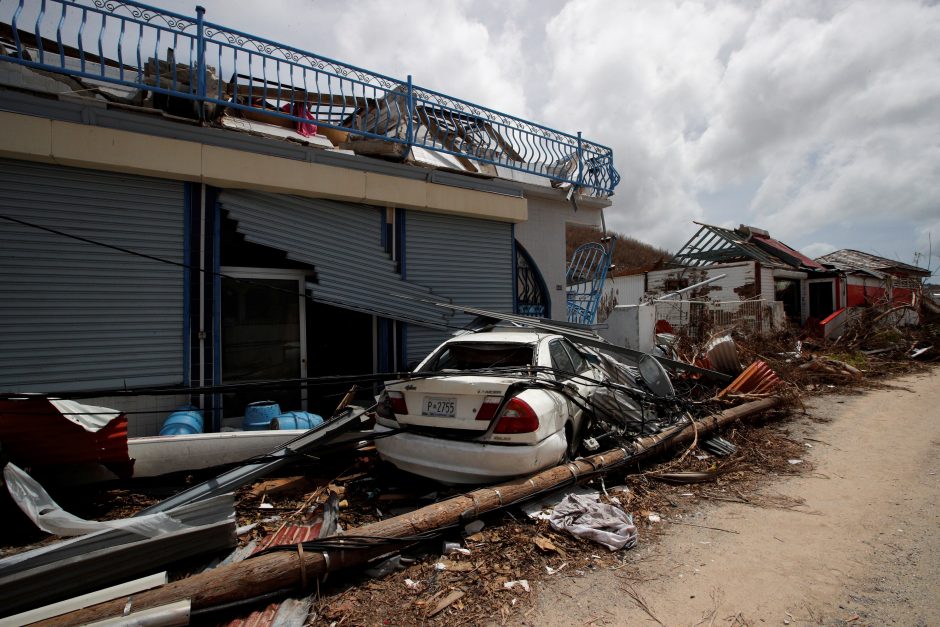 Du lietuviai grįžta iš uragano „Irma“ nusiaubtos Šv. Martyno salos