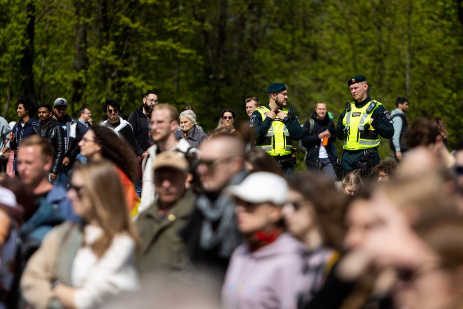 Keli šimtai žmonių Vilniuje susirinko pareikšti, kad visos šeimos svarbios