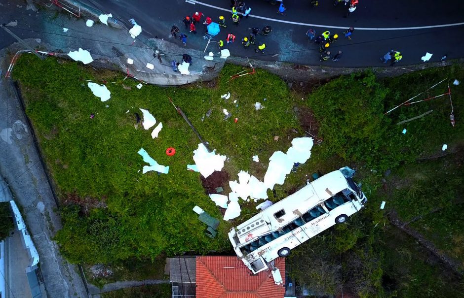 Madeiroje per autobuso avariją žuvo 29 vokiečių turistai